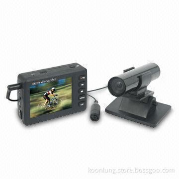 Portable DVR with 480TVL Horizontal Definition, Measures 18 x 75mm, Available in Black Color
